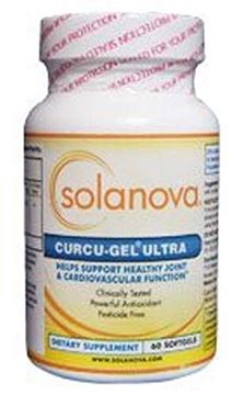 Picture of Curcu-Gel Ultra Curcumin Spice Supplement 500mg, 60 Softgels by Solanova